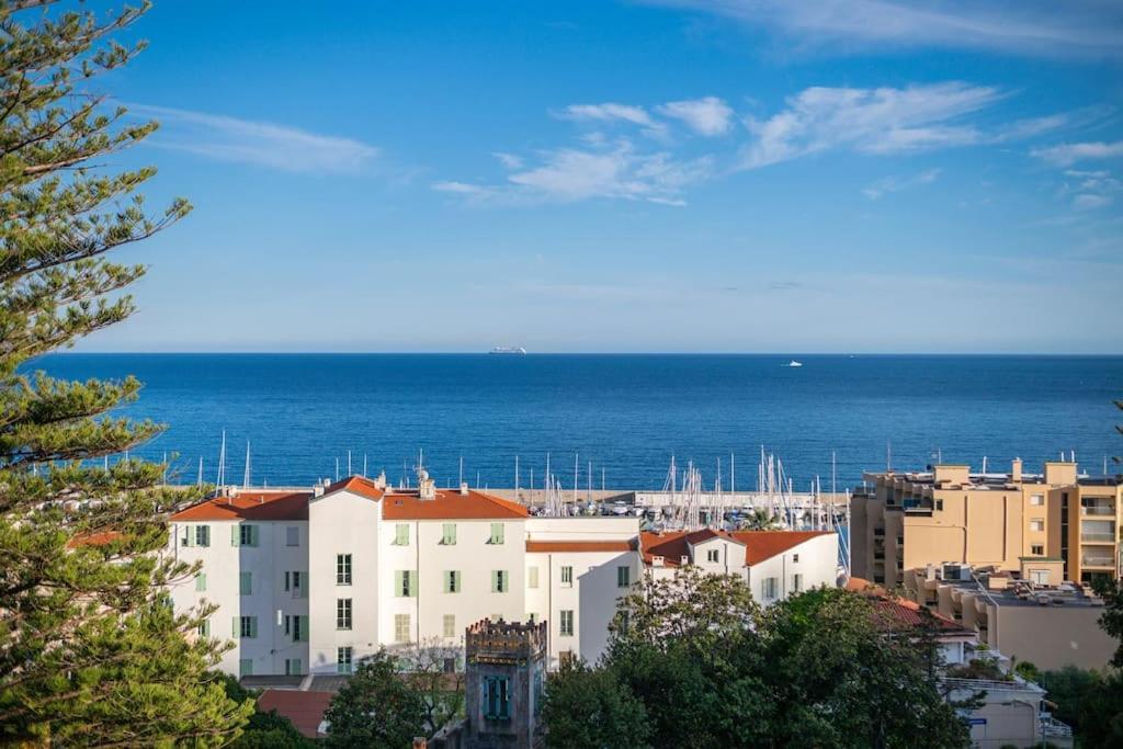 Le Fontana Rosa - Vue Mer - Terrasse - Parking Inclus 芒通 外观 照片