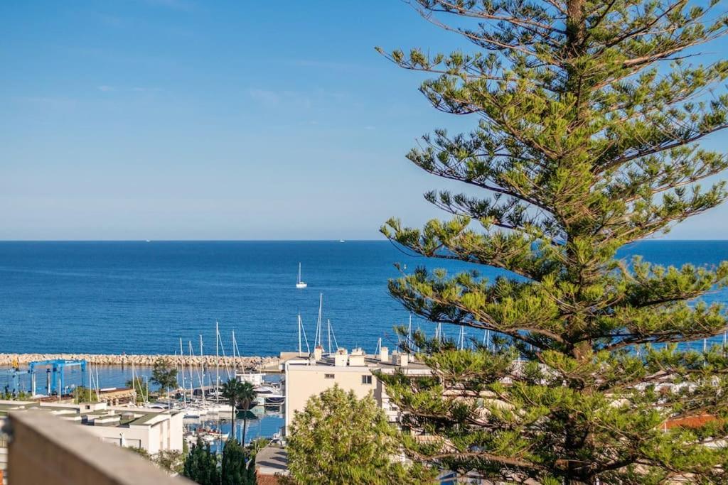 Le Fontana Rosa - Vue Mer - Terrasse - Parking Inclus 芒通 外观 照片